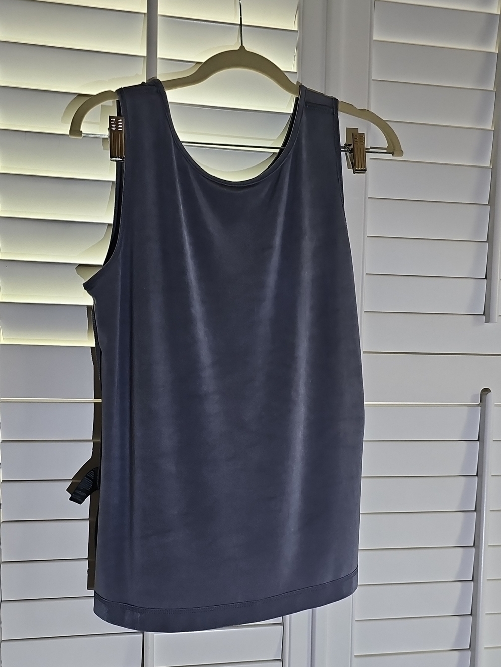 Chico's Travelers Soft Slate Gray Tank And Pants - Picture 3 of 10